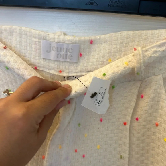 Jeune Otte white trousers sz 8 - Picture 4 of 5